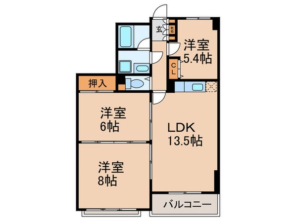 第一冨久屋マンションの物件間取画像